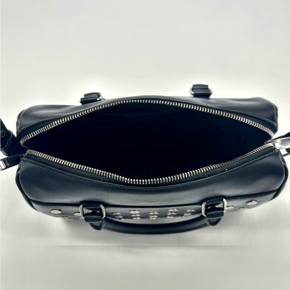 RARE YSL ✨Excellent Condition✨Classic Baby Studded Duffle Bag in Black Leather - Picture 10 of 12